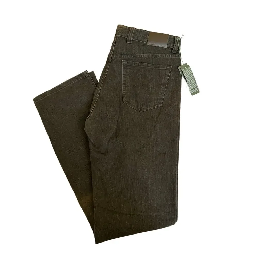 Ermenegildo Zegna Mens Pants Tailored Fit Straight Leg Jeans Size 34 NWT Stained